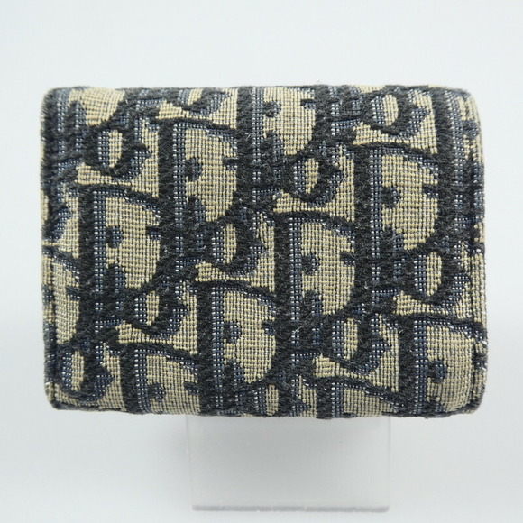 Christian Dior Oblique Jacquard Saddle Compact Wallet - Picture 3 of 11